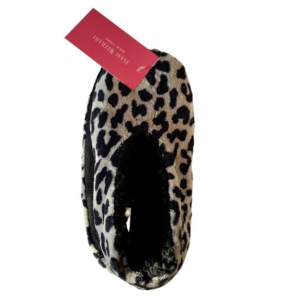 Isaac Mizrahi Leopard Print Slippers NEW Women's Medium - Picture 2 of 8